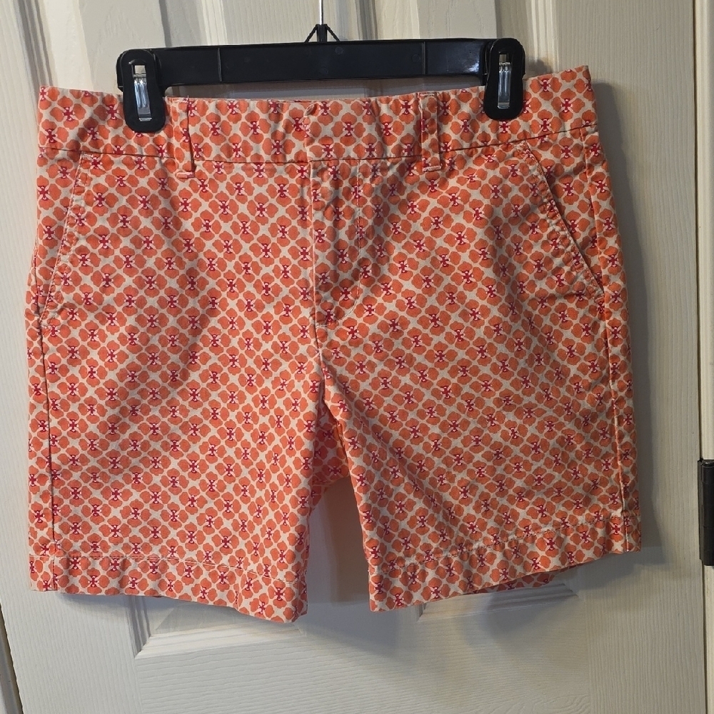 Tommy Hilfiger Floral Orange and White Shorts